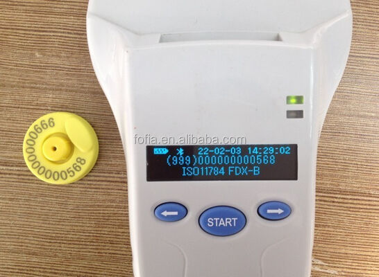 Waterproof RFID Handheld Reader Dengan 128x32 OLED Screen USB ForPlastic Solusi Jarak Panjang Untuk Hewan Peliharaan Dan Peternakan & Ranch Gunakan 125khz