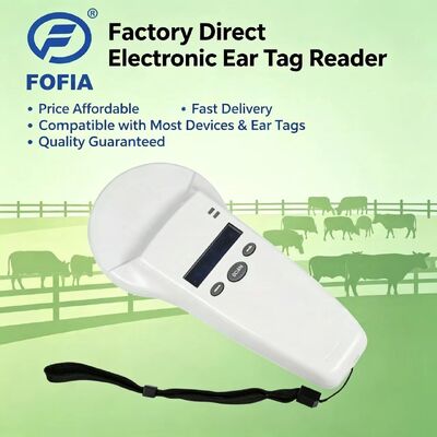 Pembaca RFID Handheld tahan lama dengan 128x32 OLED Screen USB untuk Plastik Solusi Jangka Panjang untuk Penggunaan Hewan Peliharaan dan Pertanian & Ranch