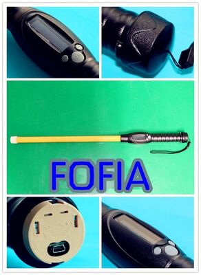 FOFIA PT280 134.2kHz RFID Reader PVC NLIS Australia ICAR Disetujui ID Sapi 7000 Catatan Penyimpanan 10-20cm Jarak Membaca ISO