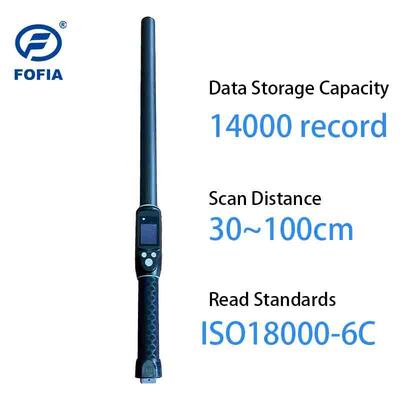 FOFIA Waterproof Long Range 134.2kHz RFID Ear Tag Reader ISO11784/5 Protokol 30-100cm Jarak Membaca PVC
