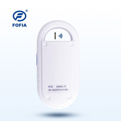 Pembaca Kartu RFID Microchip Hewan Plastik Genggam PT160 134.2KHz Layar OLED Baterai Lithium USB Bersertifikat CE ISO 11784/11785
