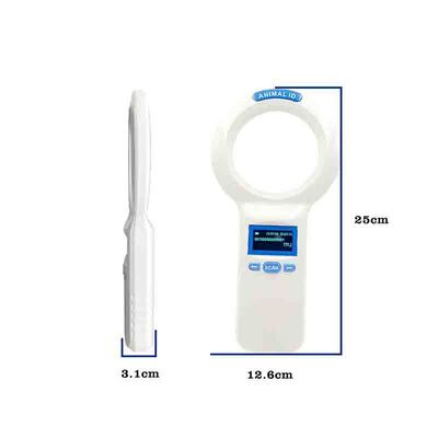 Waterproof FOFIA PT200 RFID Handheld Reader 128x64 OLED Screen Jarak Panjang Membaca 10-20m Protokol ISO11784/5