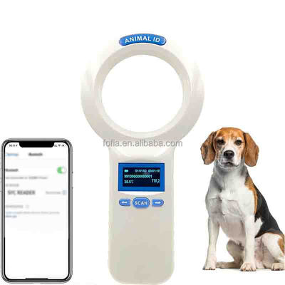 Waterproof FOFIA PT200 RFID Handheld Reader 128x64 OLED Screen Jarak Panjang Membaca 10-20m Protokol ISO11784/5