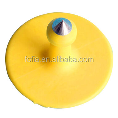 Fofia T904 Kombinasi Tag Telinga Hewan RFID TPU 72 * 57mm Laser Coding Peternakan Sapi Babi Domba Icar
