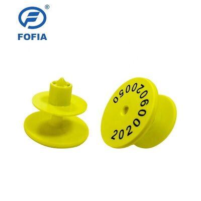 Fofia ICAR ET926 Waterproof RFID TPU Tag telinga hewan FDX-B 134.2Khz EM4305 Chip Sapi ternak Babi domba