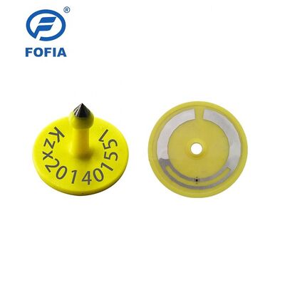 UHF GPS Tag Telinga Elektronik Untuk Sapi / Domba / Manajemen Pakan Babi