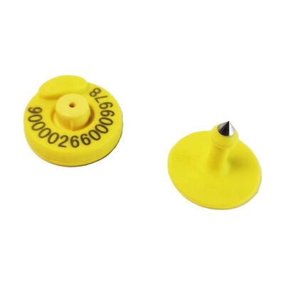 Fofia Universal Peternakan Ear Tags-ISO/ICAR Sertifikasi TPU RFID Tags 17cm Jarak Bacaan untuk Sapi Kambing Pertanian Manajemen