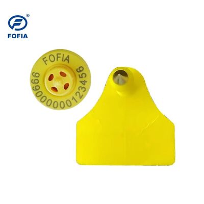 Fofia Waterproof Combination Electronic Animal Tracking Ear Tag Baru Berkualitas Tinggi RFID TPU Laser Coding 3 Tahun Garansi Kambing