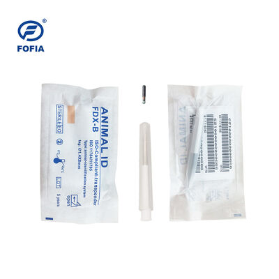 ICAR Sertifikasi Fofia 2026 New Hot Selling RFID 134.2kHz Anjing Hewan ID Microchip Split Type Plastik ZS008 Waterproof untuk hewan peliharaan