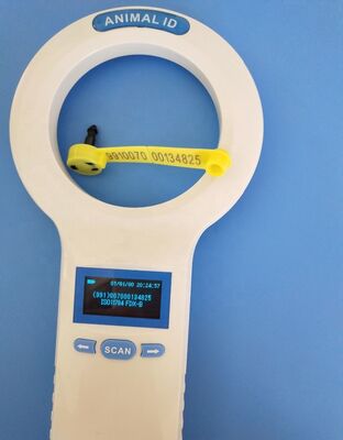 Waterproof FOFIA PT200 RFID Card Reader 128x64 OLED Screen Bacaan Jarak Jauh (10-20m) Protokol ISO11784/5 860-960mhz