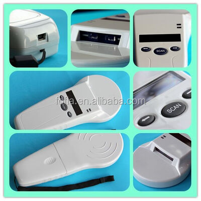 Durable FOFIA PT580 RFID Handheld Reader 125kHz/134.2kHz ISO11784/5 128x32 OLED Screen 10-20m Jarak Membaca USB/untuk Pet