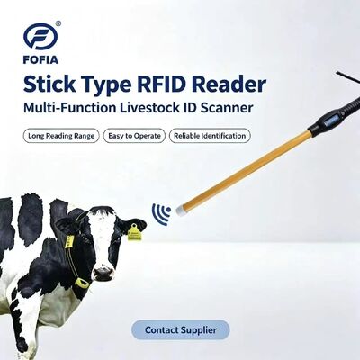 Pembaca RFID Tahan Air PT280 134.2kHz PVC Plastik NLIS Australia ICAR Disetujui ID Sapi USB ISO 11784/5 Wiegand RS232