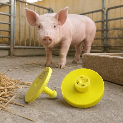 Keamanan Tinggi Ternak Ear Tag Sapi Sapi Hewan Plier Mesin Pencetakan Laser Plastik