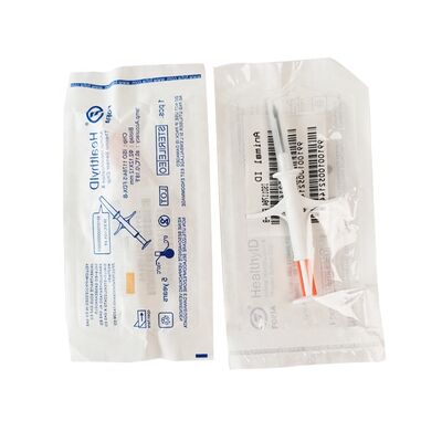 ICAR Sertifikasi Fofia Baru Sensor Suhu Microchip Merah RFID Bioglass Putih HT001 Animal ID Waterproof Anjing Kucing Hewan Peliharaan 1.5