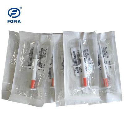 Sertifikasi ICAR Fofia Baru Chip Mikro RFID PP Tahan Air untuk Hewan Peliharaan Anjing & Kucing Garansi 1,5 Tahun