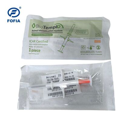 Sertifikasi ICAR Fofia Baru Chip Mikro RFID PP Tahan Air untuk Hewan Peliharaan Anjing & Kucing Garansi 1,5 Tahun