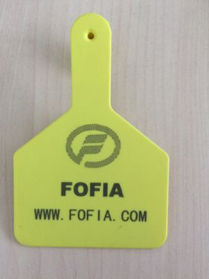 Custom New TPU Plastic Yellow Cattle Sheep Pig Ear Tags | Laser Coding for Livestock Management Farm Feedlot Cow ID Tracking