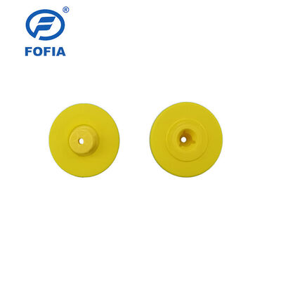 Baru UHF Elektronik Waterproof RFID TPU 5,7mm Kuning Tag Telinga Hewan ET933+T901 Chip 5 Tahun Garansi Fofia Sapi Penggunaan Made