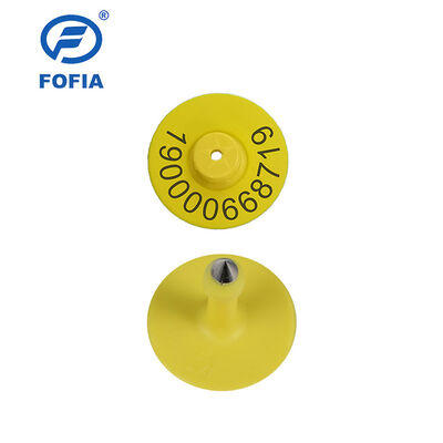 Baru UHF Elektronik Waterproof RFID TPU 5,7mm Kuning Tag Telinga Hewan ET933+T901 Chip 5 Tahun Garansi Fofia Sapi Penggunaan Made