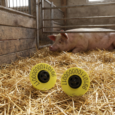 Fofia Full ICAR ET908 134.2khz Rfid Tag Telinga Elektronik Domba Kambing