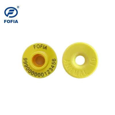 Fofia ET957+T967 Tag Telinga Elektronik Kombinasi Domba Kambing Pelacakan Hewan Kualitas Tinggi Baru RFID TPU Pengkodean Laser 3 Tahun