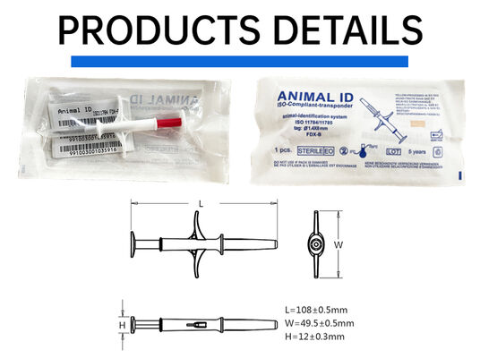 FOFIA New RFID 134.2kHz Microchip Hewan FDX/EM4305 Chip IP67 Waterproof Sapi/Babi/Domba Hewan Peliharaan PP