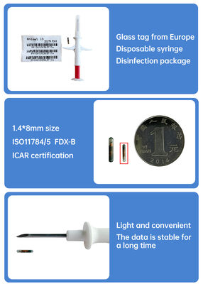 FOFIA New RFID 134.2kHz Microchip Hewan FDX/EM4305 Chip IP67 Waterproof Sapi/Babi/Domba Hewan Peliharaan PP