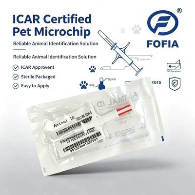 awet Fofia Baru jual panas RFID 134.2kHz PP Bahan ID Anjing Microchip Waterproof Farm Use Pet Injection 1.5 Tahun Tag Telinga