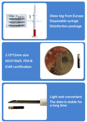 awet Fofia Baru jual panas RFID 134.2kHz PP Bahan ID Anjing Microchip Waterproof Farm Use Pet Injection 1.5 Tahun Tag Telinga