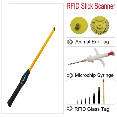 RFID Stick Reader RFID Microchip Stick Scanner Untuk Anjing Dengan Jarak Membaca 20m
