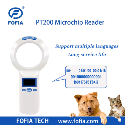 Pembacaan Microchip Hewan 134.2khz Pembaca Chip Hewan Peliharaan