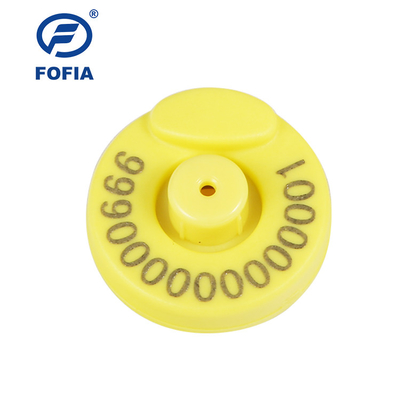 125khz ISO11784/5 FDX - B Tag Telinga Hewan Rfid Jarak Jauh Untuk Manajemen Domba Ternak