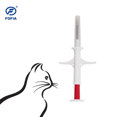 Manajemen Hewan Tag Pelacakan RFID 134.2khz 1.4mm Glasstag Untuk Domba / Sapi