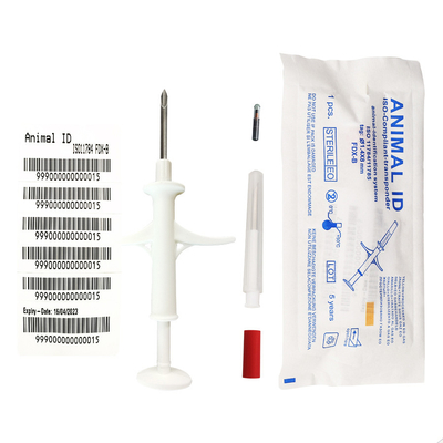 Microchip Implanter Sterilisasi Universal Dengan 15 Angka Angka Chip Hewan Angka