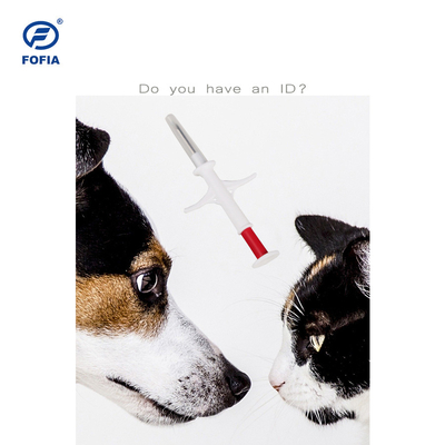 Ukuran Kecil Pet ID Microchip 1.4*8 Mm Untuk Kaca Pelacak Hewan Tags