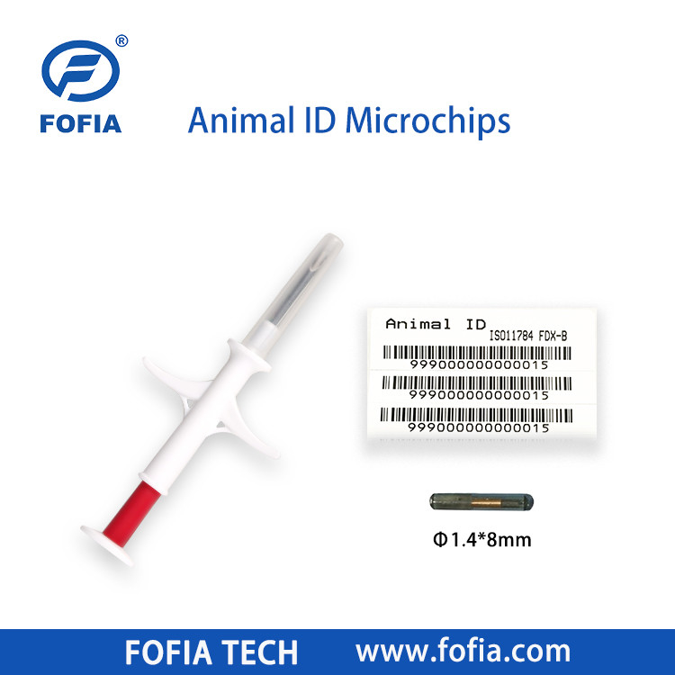 20 Tahun Kinerja Rfid Chip Hewan Pet Id Injeksi Microchips Untuk Hewan Dengan Jarum Suntik