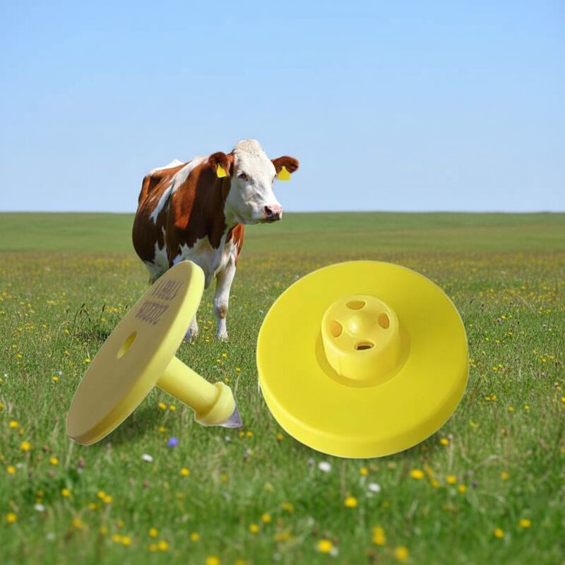 Tag telinga RFID tahan lama 134.2kHz untuk ternak dengan desain standar dan tahan air ISO11784/5 FDX-B