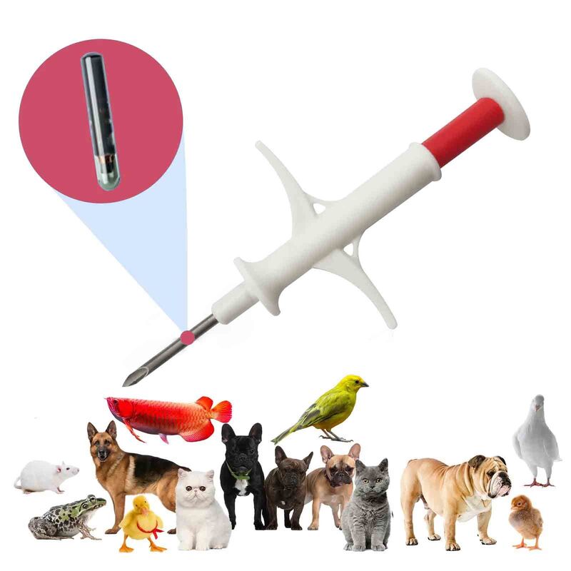 Jarum suntik microchip hewan mini presisi tinggi untuk anjing dan kucing kecil ZS007