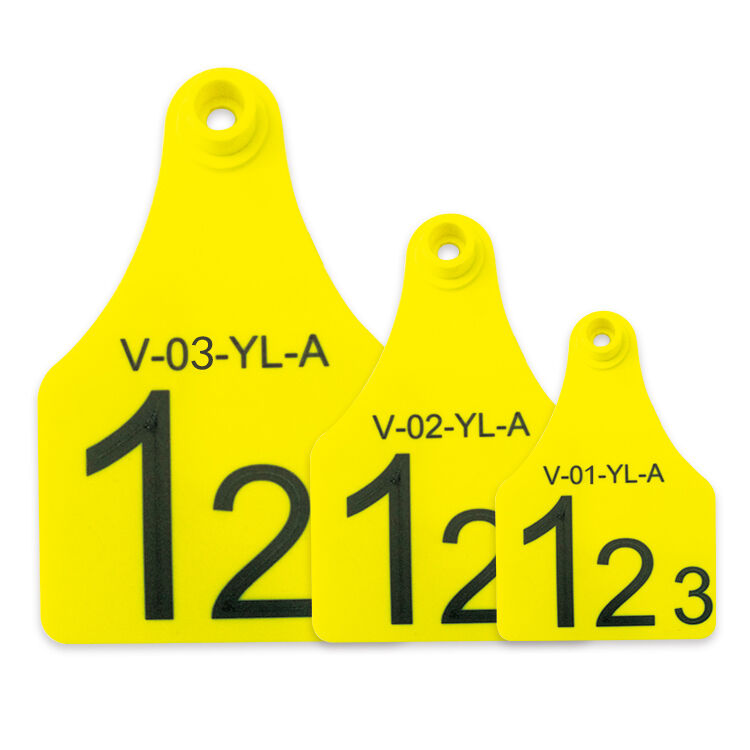 FOFIA Cow TPU Visual Kuning Ternak Sapi Connect Tag Telinga T921 Model