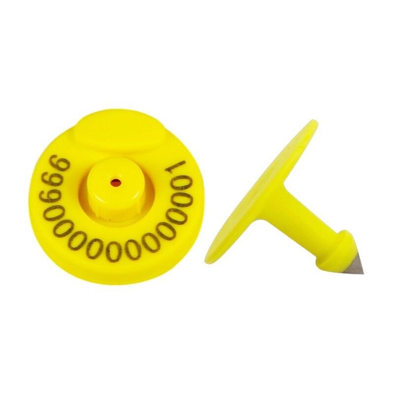 FDX baru FDX Low-Frequency Electronic Ear Tag RFID Animal Tag Full-Duplex Babi Sapi Sapi Bermulut Terbuka/Tutup Identifikasi ternak