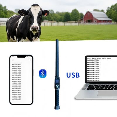 PT290 LF RFID Stick Reader. 134.2KHz Bluetooth Handheld Scanner Dengan Protokol ISO11784/5 FDX-B Dan HDX USB Bluetooth Interface